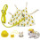 (S, One size) Pet Rabbit Clothes With Harness Leash Bag Hats 1