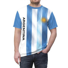 (L, B129-9396) New National Flag Series Casual Sportswear Short Sleeve Digital Print T-shirt Couple Dress