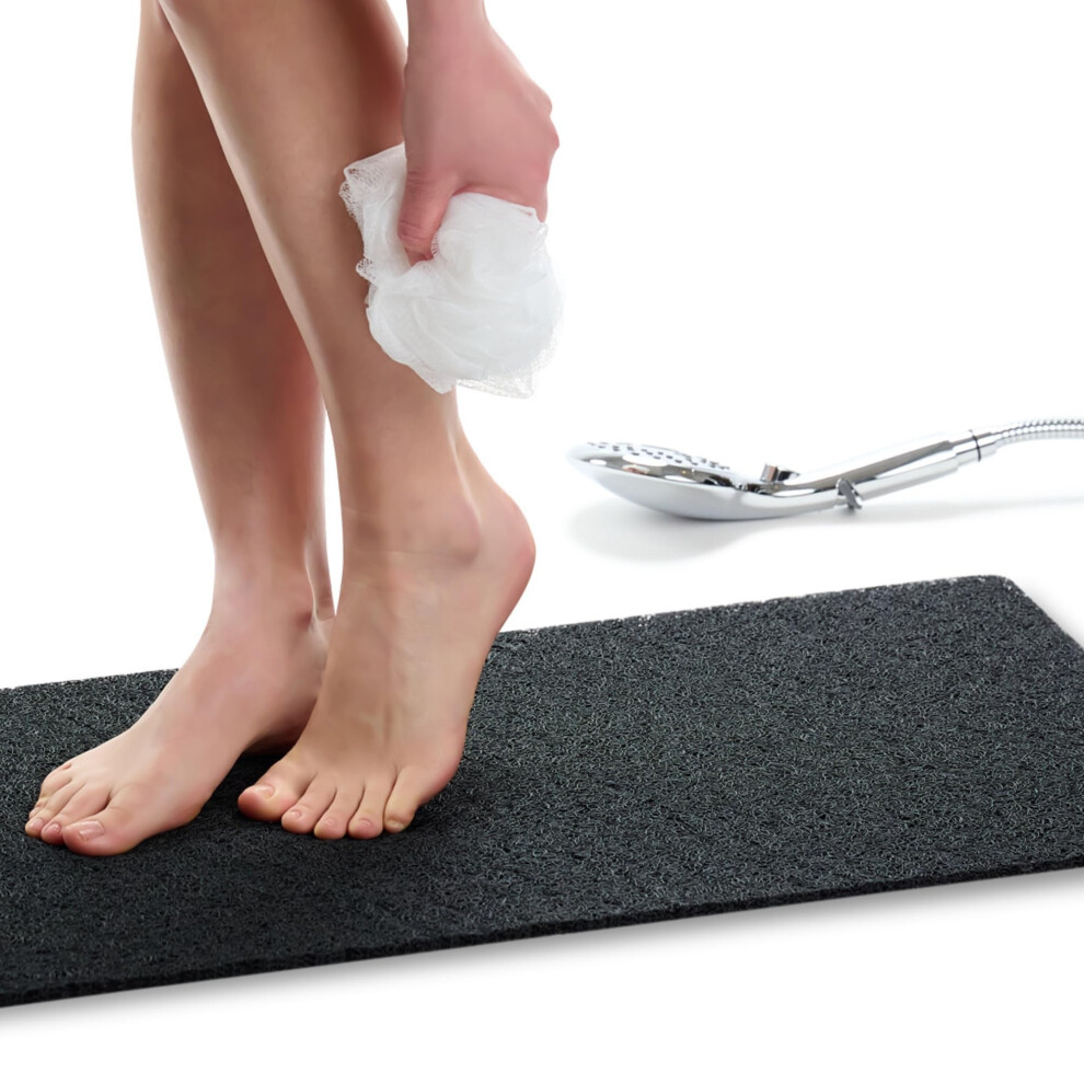 Luffa-Duschmatten FüRs Badezimmer, Rutschfeste Duschmatte, Rutschfeste Badematte, Rutschfeste Matten FüR Die Innendusche, Weiche Duschmatte, Lang-image