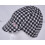 Καπέλο συγκόλλησης Comeaux Reversible Μαύρο και Άσπρο Houndstooth Μέγεθος 7 3/8 1