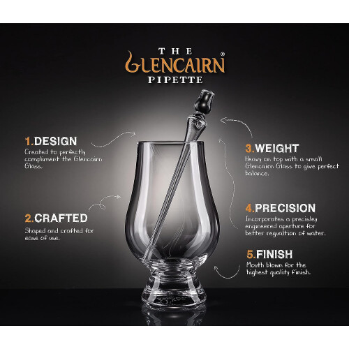 GLENCAIRN Bicchiere per Whiskey con Pipetta 1