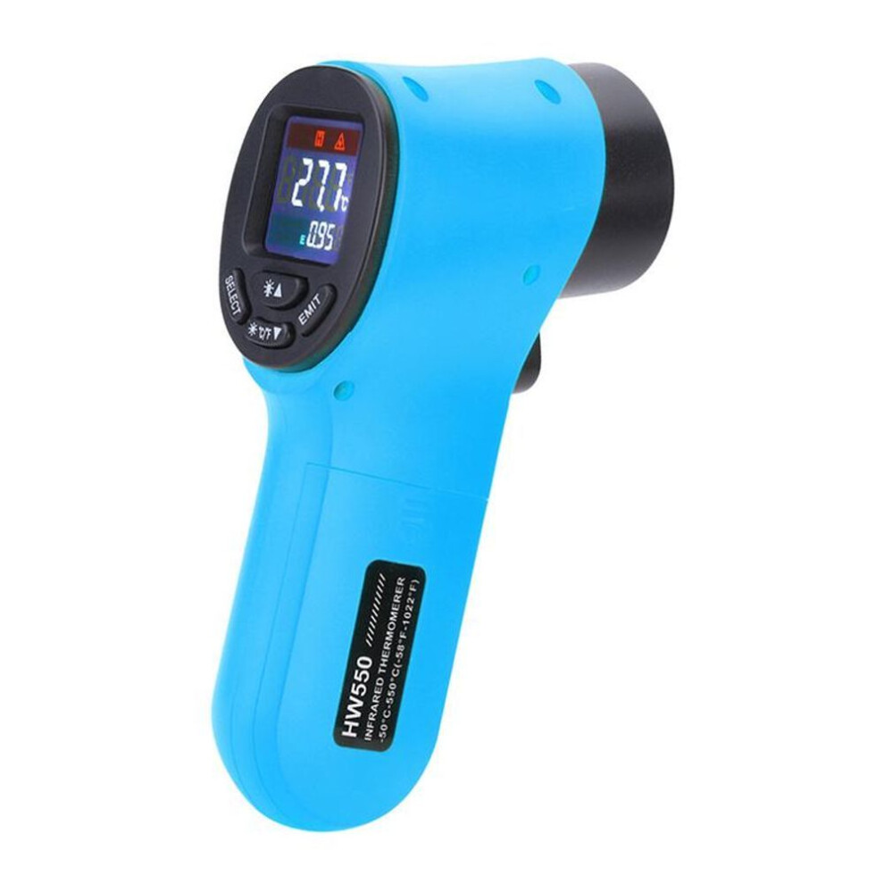 (blue) Non-contact Infrared Kitchen Thermometer Household Bbq Meat Milk Food Temperature Gun Electronic Thermometers Measuring Tools