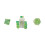 Roll 4 Initiativ Diffusion Poly Set - Ranger's Mark w/Class Symbol (7) 1