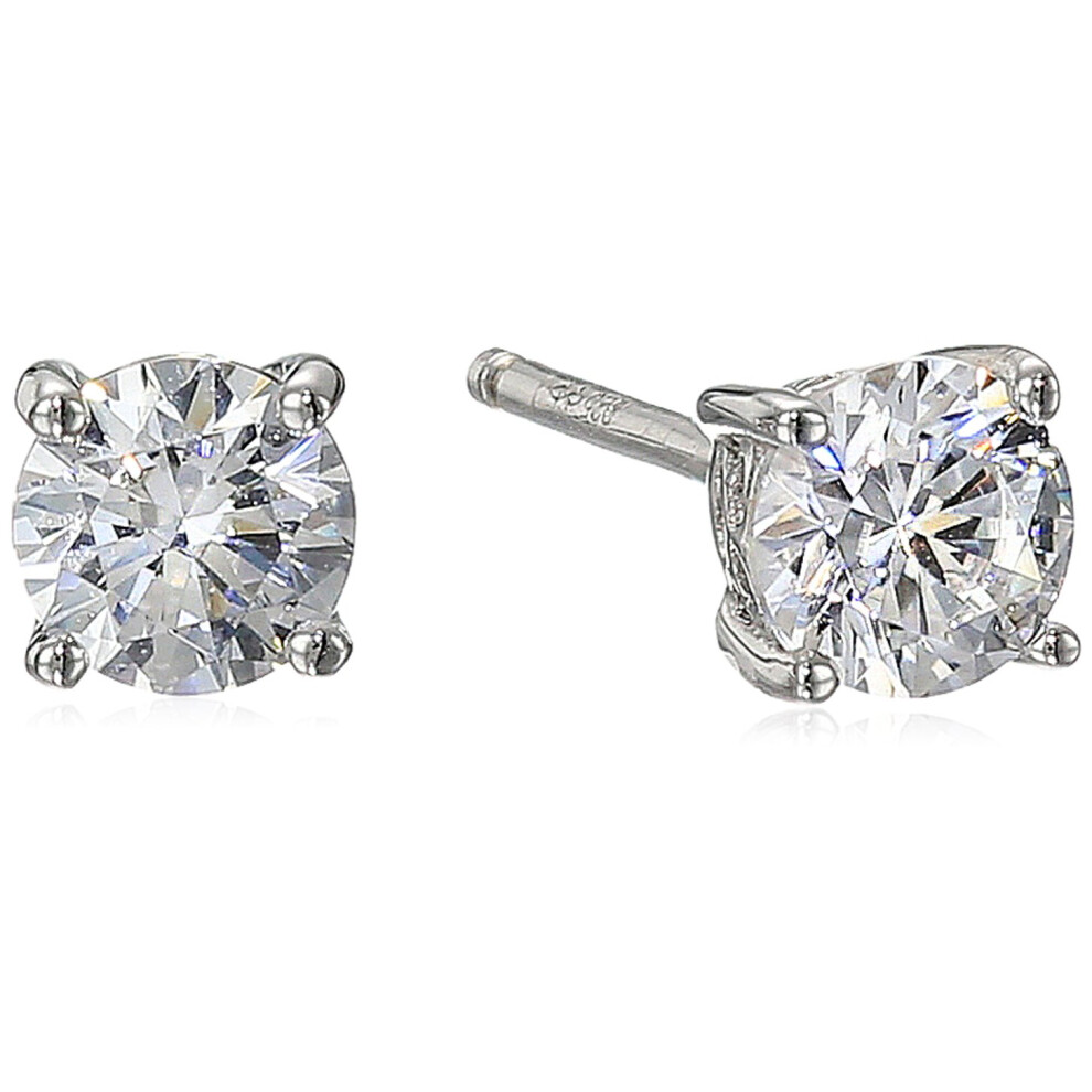 Ensemble de boucles d'oreilles     tige en argent sterling plaqu    platine de la collection Amazon avec
