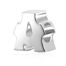 illeszkedik Pandora karkto Alphabet Charms autentikus 925 sterling ezst betus kezdobetus A-z bc gyngyk karcsonyra (A)