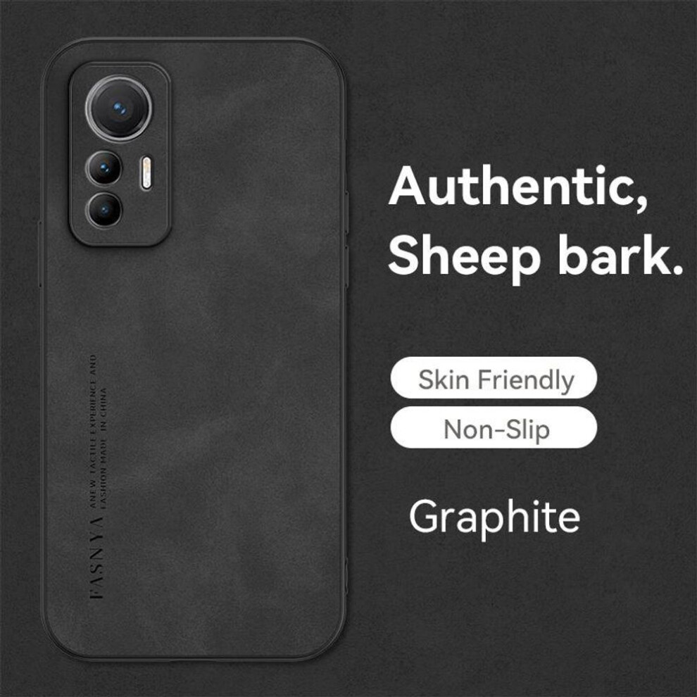 (black, Xiaomi Mi 14Pro) Luxury Sheepskin Bark Case for Xiaomi Mi 12 Lite 11 13 12S Pro 12T 11T 10T 10 Poco X6 X5 X3 Pro M5 M4 Pro F4 F3 Fashion Case Cover