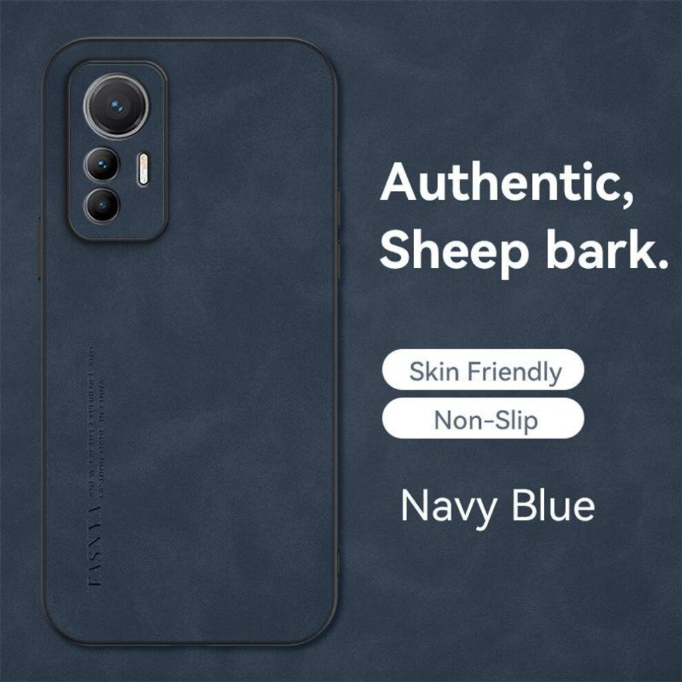 (blue, Xiaomi Poco X3) Luxury Sheepskin Bark Case for Xiaomi Mi 12 Lite 11 13 12S Pro 12T 11T 10T 10 Poco X6 X5 X3 Pro M5 M4 Pro F4 F3 Fashion Case Cover