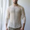 (Black, M) Men Mesh Top See Through Hollow-out Sexy Polyester Knitted Mesh Top 3