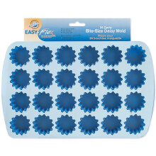 Wilton Easy Flex Daisy-Backform aus Silikon – 24 Mulden, flexibel, antihaft, pflegeleicht