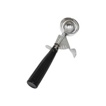 Thunder Group SLDS030 Disher 1 oz. 30 Daumenpresse 18/8 Edelstahl Schwarz NSF
