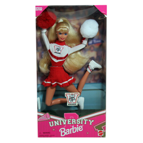 Barbie Barbie Wisconsin University cheerleader