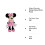 Disney Disney 16" Μίνι Μάους σε Ροζ Φόρεμα Μαλακό Κούκλα 2
