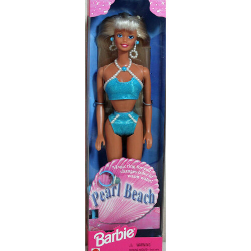 Barbie Κούκλα Barbie Blonde Pearl Beach 1997 με Δαχτυλίδι