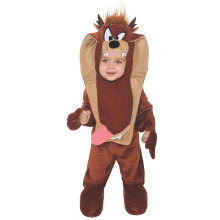 Disfraces para beb   s y ni   os peque   os Rubie's Baby Boys Looney Tunes Taz Romper marr   n 12-18 meses EE. UU.