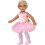 Dreamworld Collections Prima Ballerina - roupa de bailarina de 3 pe   as se encaixa em boneca de 18 polegadas - collant rosa com meias brancas e sa 4