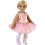 Dreamworld Collections Prima Ballerina - roupa de bailarina de 3 pe   as se encaixa em boneca de 18 polegadas - collant rosa com meias brancas e sa 5