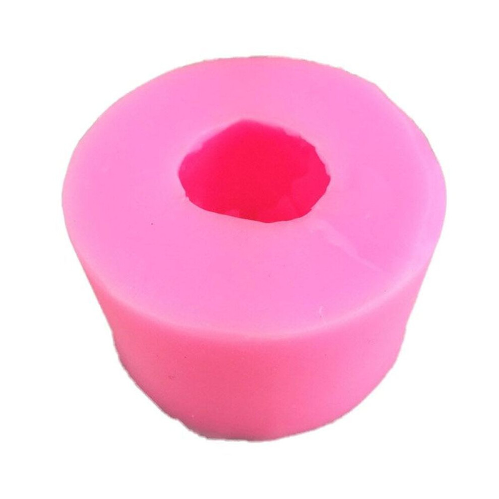 Round Shape 3D Flower Peony Flower Silicone Mold Chocolate Flip Sugar Baking Mold Gypsum Diy Soap Mold