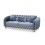 MN Furniture (Grey) Marton Modern Plush Velvet 3+2 Sofa Set 4