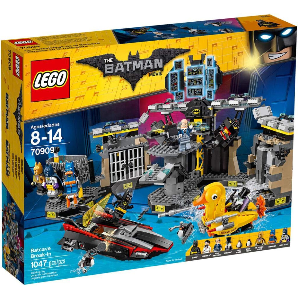 New Lego The Batman Movie Batcave Break-In Superhero Toy 70909