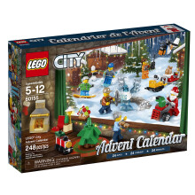 LEGO 6174567 City Advent Calendar 60155 Byggnadssats