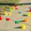 Jeu de sacs en nylon pour cornhole - 24 sacs colorés (5" x 5") 4