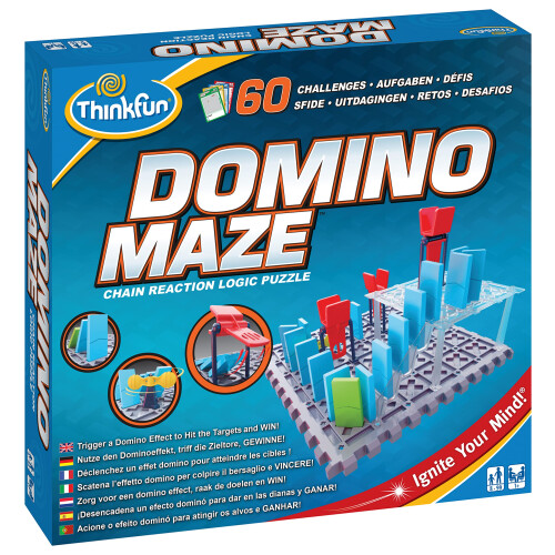 ThinkFun Domino Maze STEM Λογικό Παιχνίδι - Διασκεδαστικός Γρίφος για Παιδιά και Ενήλικες 1