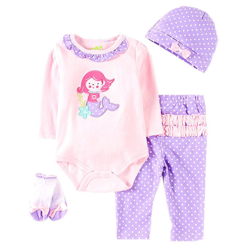 Tatu renasceram bonecas de bonecas roupas menina 22 polegadas 4 pcs conjuntos 1