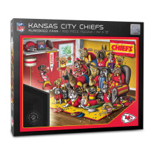 YouTheFan NFL Kansas City Chiefs Παζλ 500τμχ - Μια Αληθινή Δοκιμασία, Χρώματα Ομάδας
