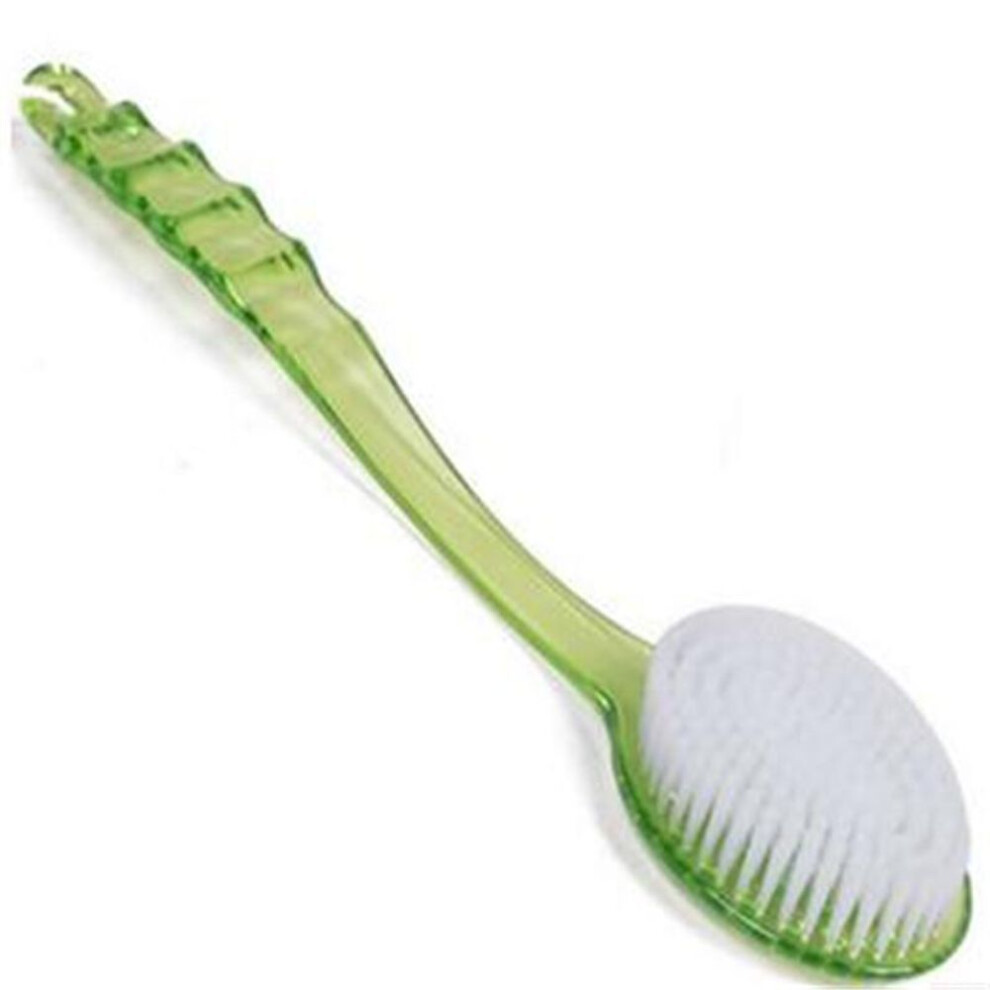 (green) Home Bath Brush Scrub Skin Massage Shower Brush For Back Exfoliation Brush Bathroom Accessories