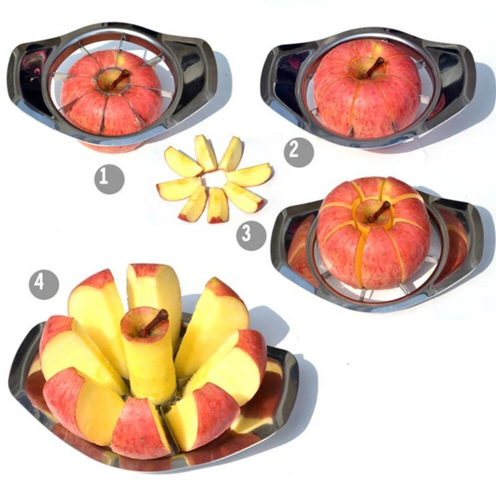 Stainless Steel Apple Cutter Knife Corers Fruit Slicer Vegetable Tools Chopper Kitchen Accessories