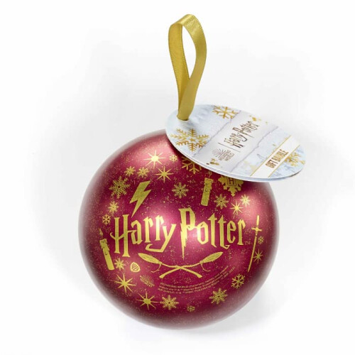 Harry Potter Μπάλα Χριστουγέννων Harry Potter με Σήμα Χόγκουαρτς και Κολιέ Χρονογυριστή 2