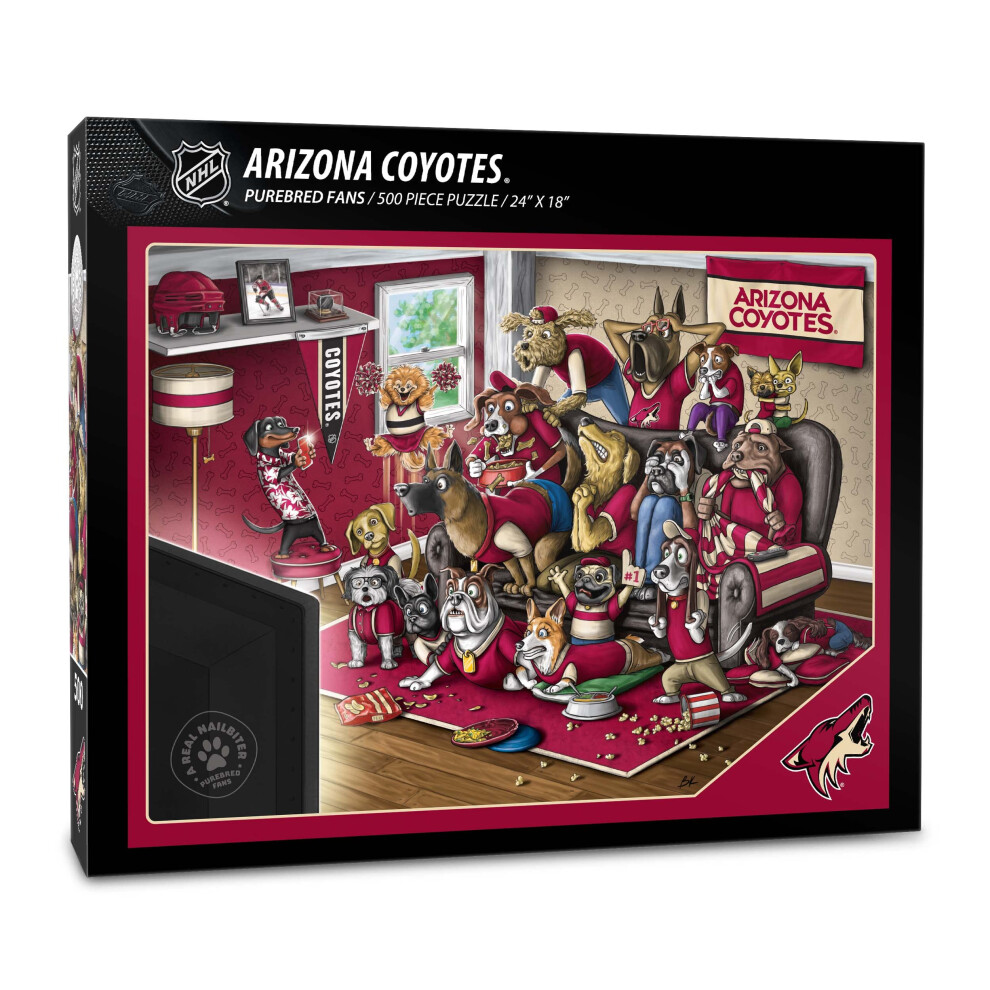 Youthefan Nhl Arizona Coyotes Purebred Fans 500-Teiliges Puzzle ? Ein Echter Nagelbei?Er-image