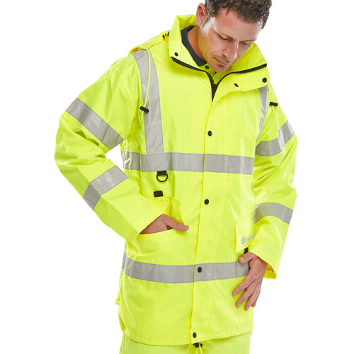 BEESWIFT JUBILEE HI-VIS JACKET SATURN YELLOW S