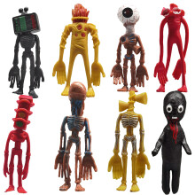 POPRORE 8 PCS Figurines Siren Head Monstre Modèles Horreur Jouets Fête Noël Halloween Anniversaire