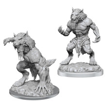 Critical Role Unbemalte Miniaturen: Fey-Werwölfe