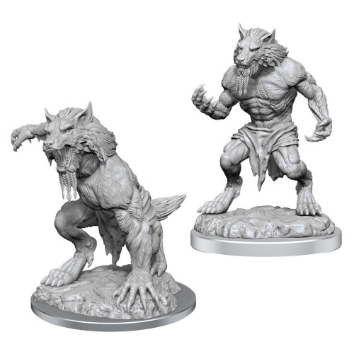 Critical Role Unbemalte Miniaturen: Fey-Werwölfe