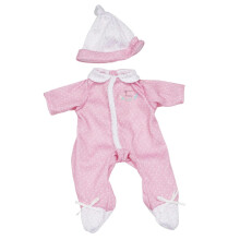 JC Brinquedos | Boutique Berenguer | Roupa de boneca La | 2 peas rosa branco e estampa floral | Lavvel | Idades 2+ | Serve para bonecas de 9"" a