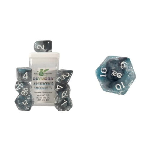 Roll 4 Initiativ Diffusion Poly Set - Artificer's Infinity w/Creature Symbols (7)