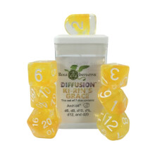 Roll 4 Initiativ Diffusion Poly Set - Ki -Rins Grace w/Creature Symbol (7)