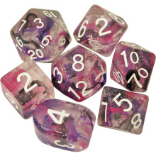 R4i Dice w/Arch'd4: Diffusion - 42 W/White (7)