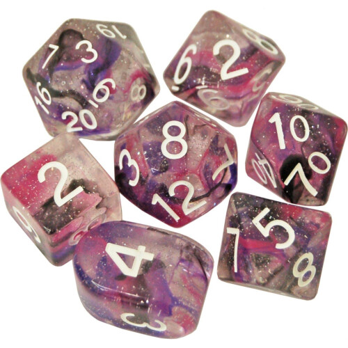R4i Dice w/Arch'd4: Diffusion - 42 W/White (7)