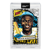 MLB Topps PROJEcT 2020 carta 140 1952 Jackie Robinson di Tyson Beck