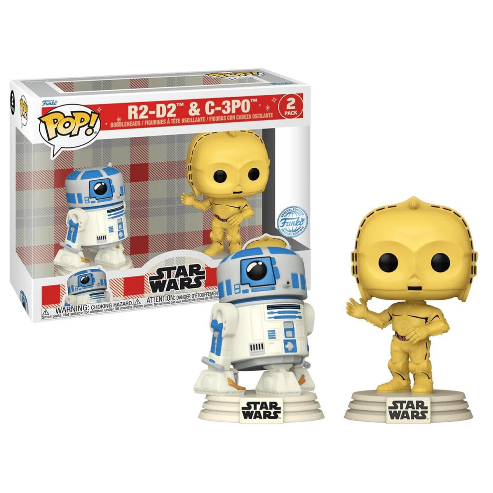 Funko Pop! Star Wars: Retro Reimagined Series - R2-D2 & C-3PO 2-Pack (Target Esclusivo)-image