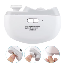 Electric Nail Clipper Grinding and Polishing with Light for Baby Adult