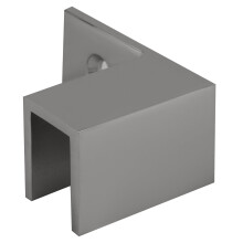 CRL Chrome Right Hand ""Sleeve Over"" Wall Mount Glass Clamp