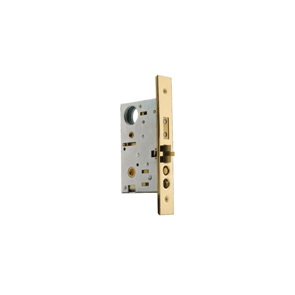 Baldwin 6301.003.0004 Armored Lock Front Lifetime Polished Brass 723079149486