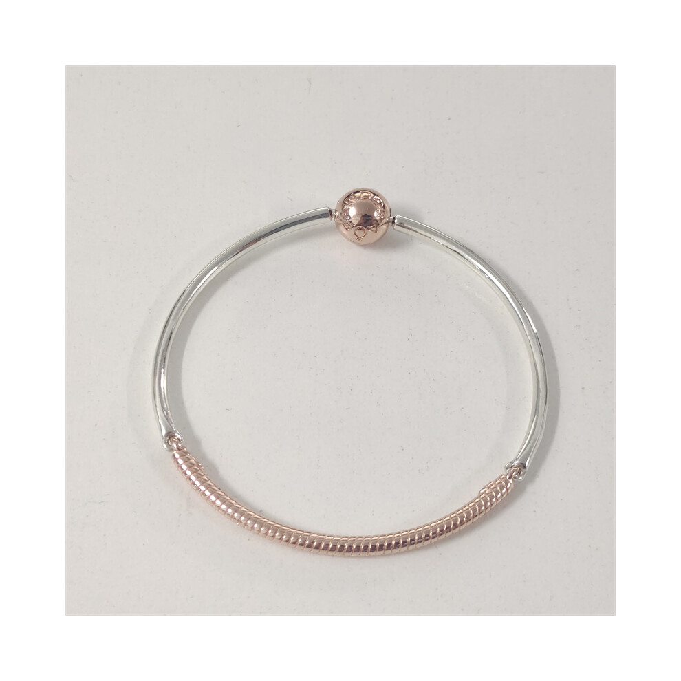 (21 cm) Pandora Moments Three-Link Pandora Rose Bracelet