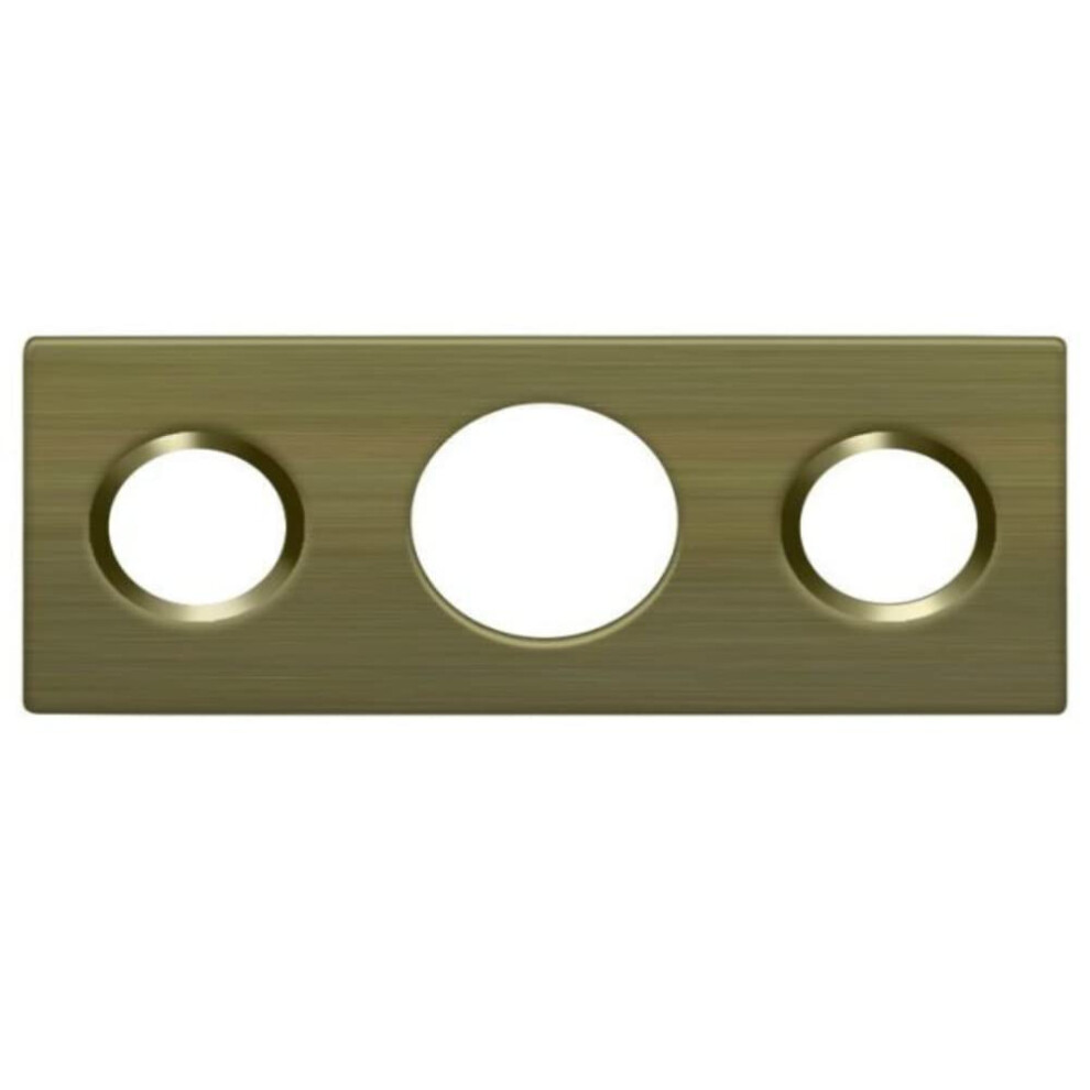 Deltana Sp7fbr5 Strike Plate For 7"" Flush Bolt Antique Brass Finish 760923376209
