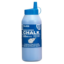 TAJIMA Micro Chalk - Blue 32 oz (907g) Ultra-Fine Snap-Line Chalk PLC2-B900 for Even, Bold, Uniform Lines