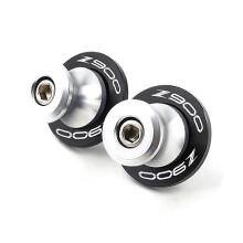 (Silver) For Z900 Z1000SX Z650 Z800 Motorcycle Swingarm Spools Slider Stand Screws M8